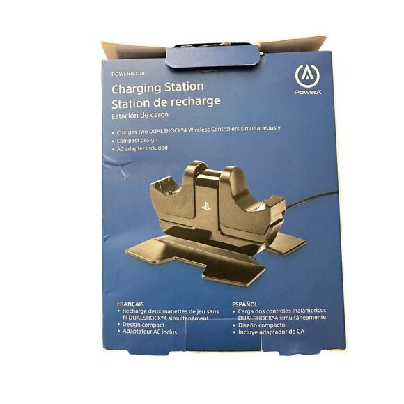 PowerA PlayStation 4 PS4 DualShock Controller DUAL Charging Station Official - Picture 2 of 5